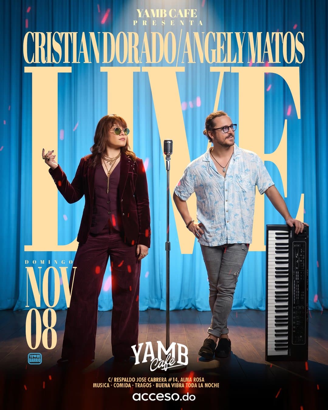 Cristian Dorado y Angely Matos - Live